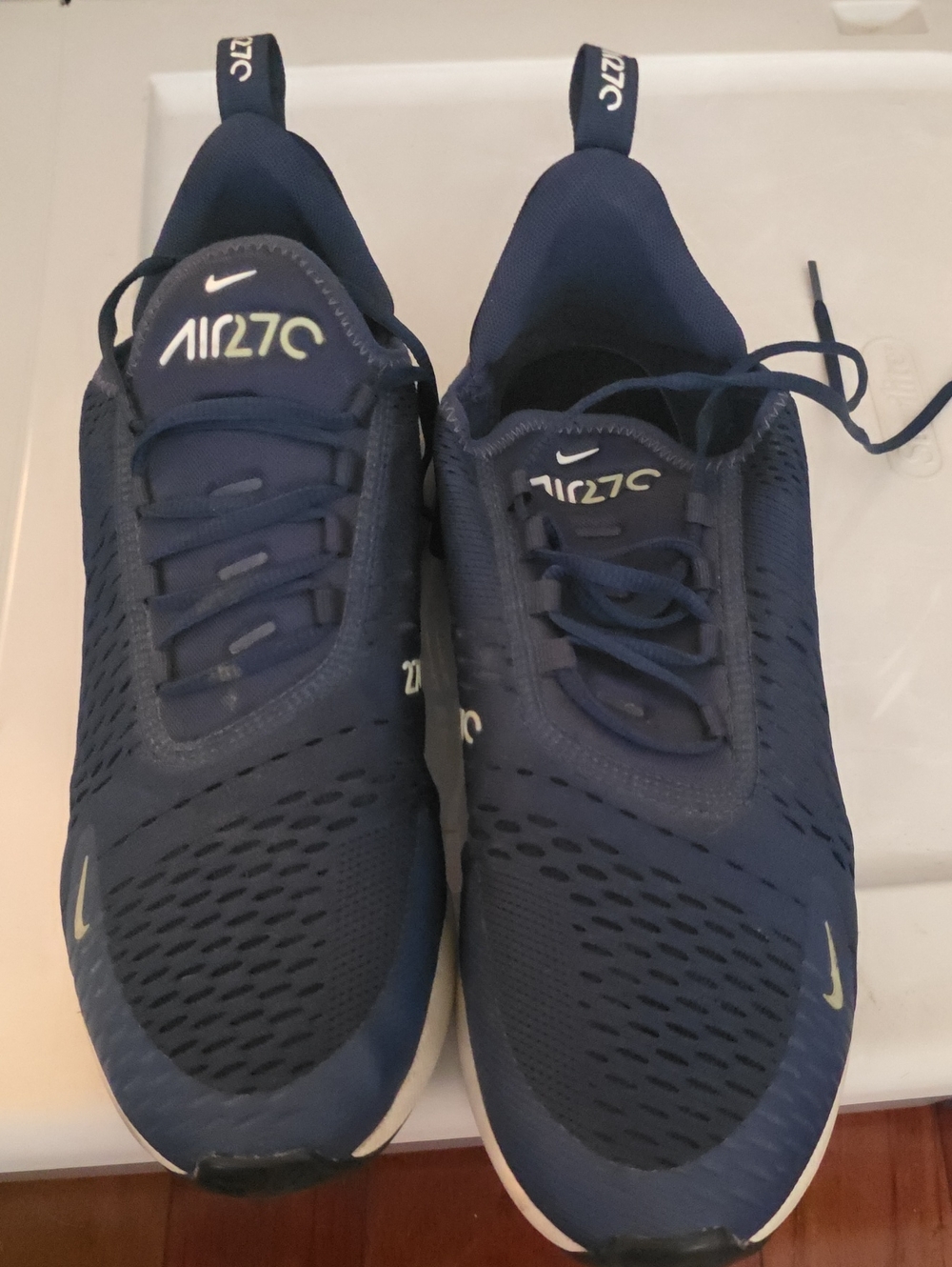 Nike Men’s Navy Blue Air270 Athletic Running Shoes